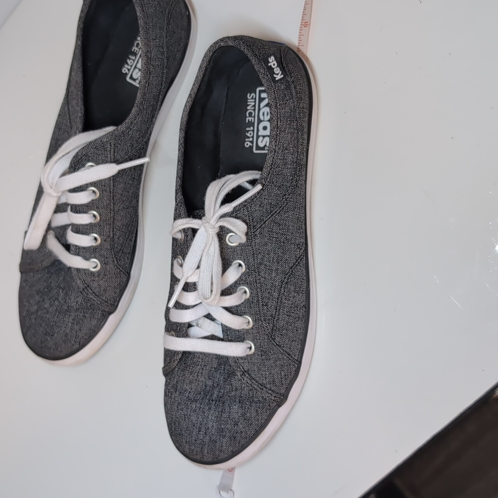 Keds Coursa Heathered Black Shoes Lace Up Casual Fabric Sneakers Womens Size 8 - Picture 11 of 16
